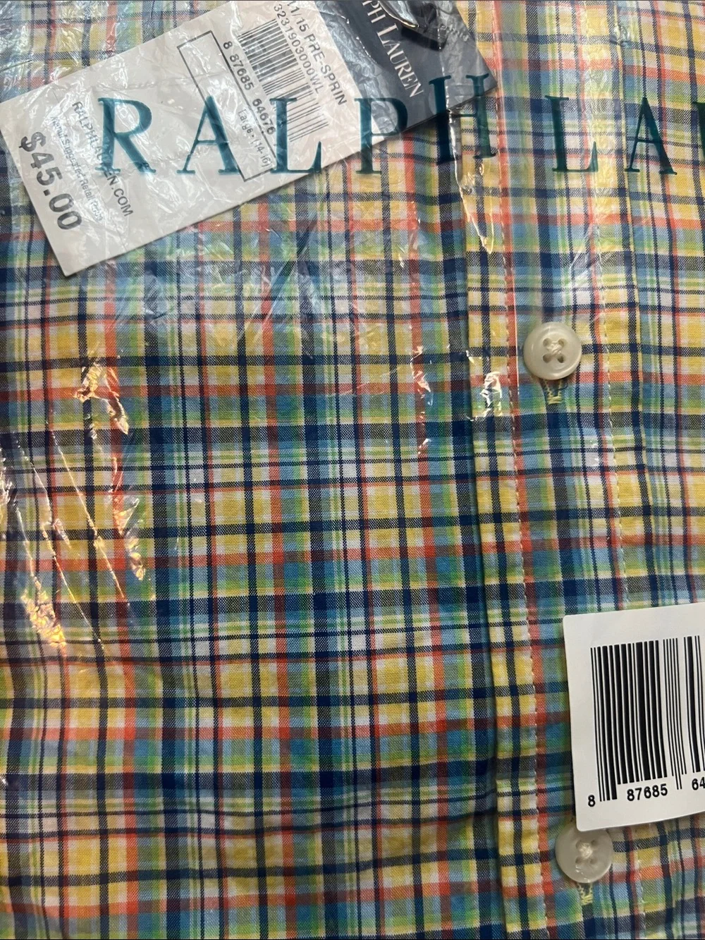 Ralph Lauren Plaid Button-Down Shirt